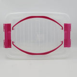 Clear Lock Storage box With Handle Lock Small 5Ltr - Pink, Home & Lifestyle, Storage Boxes, Chase Value, Chase Value