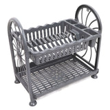 Plate Rack 2Layers Mrd 943 - Grey, Home & Lifestyle, Kitchen Tools And Accessories, Chase Value, Chase Value