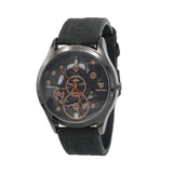 Men's Skeleton Strap Watch - Black, Men, Watches, Chase Value, Chase Value
