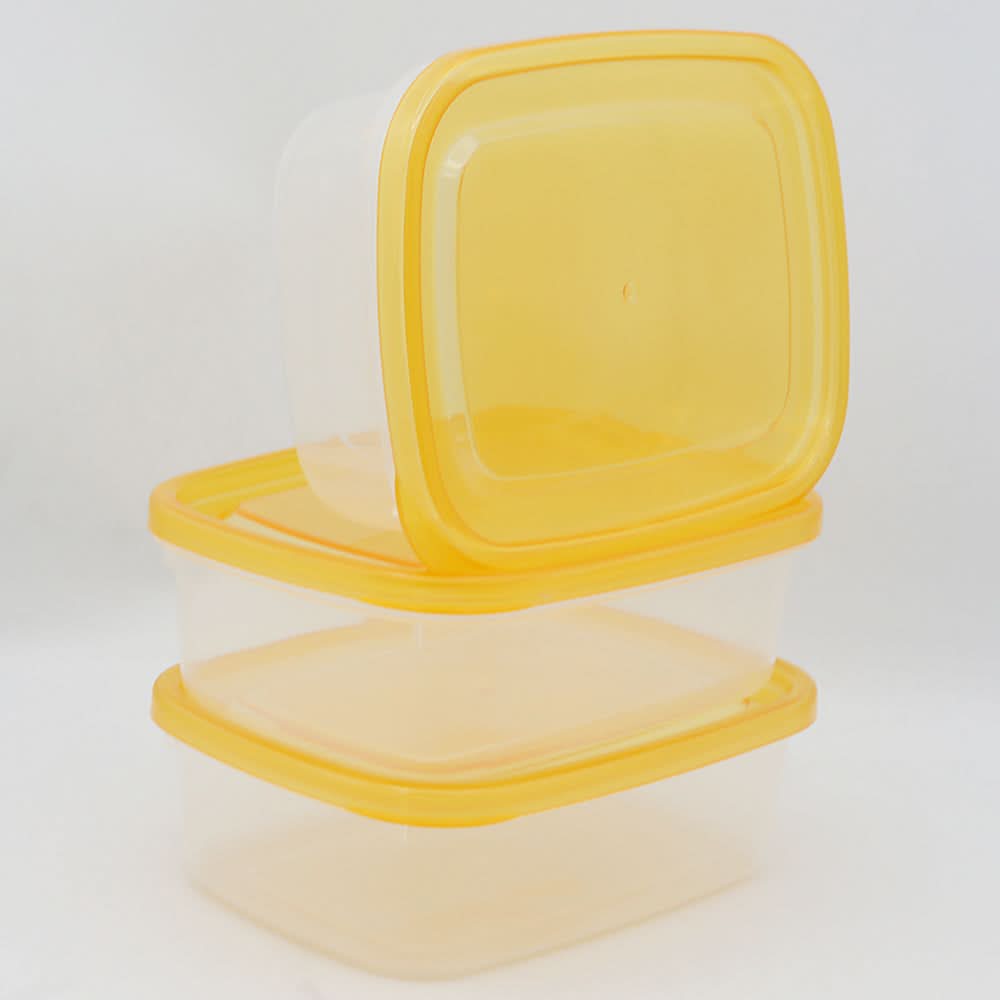 Crisper 3 pieces Bowl Pack Medium - Mustard, Home & Lifestyle, Storage Boxes, Chase Value, Chase Value