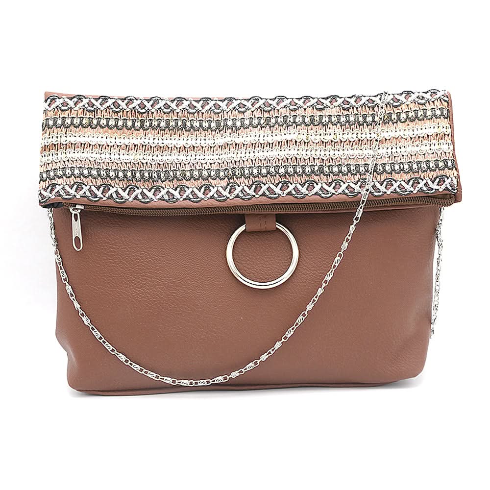 Women's Shoulder Bag ZH-515 - Dark Brown, Women, Bags, Chase Value, Chase Value