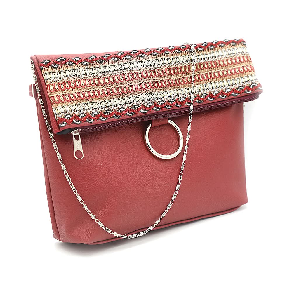 Women's Shoulder Bag ZH-515 - Maroon, Women, Bags, Chase Value, Chase Value