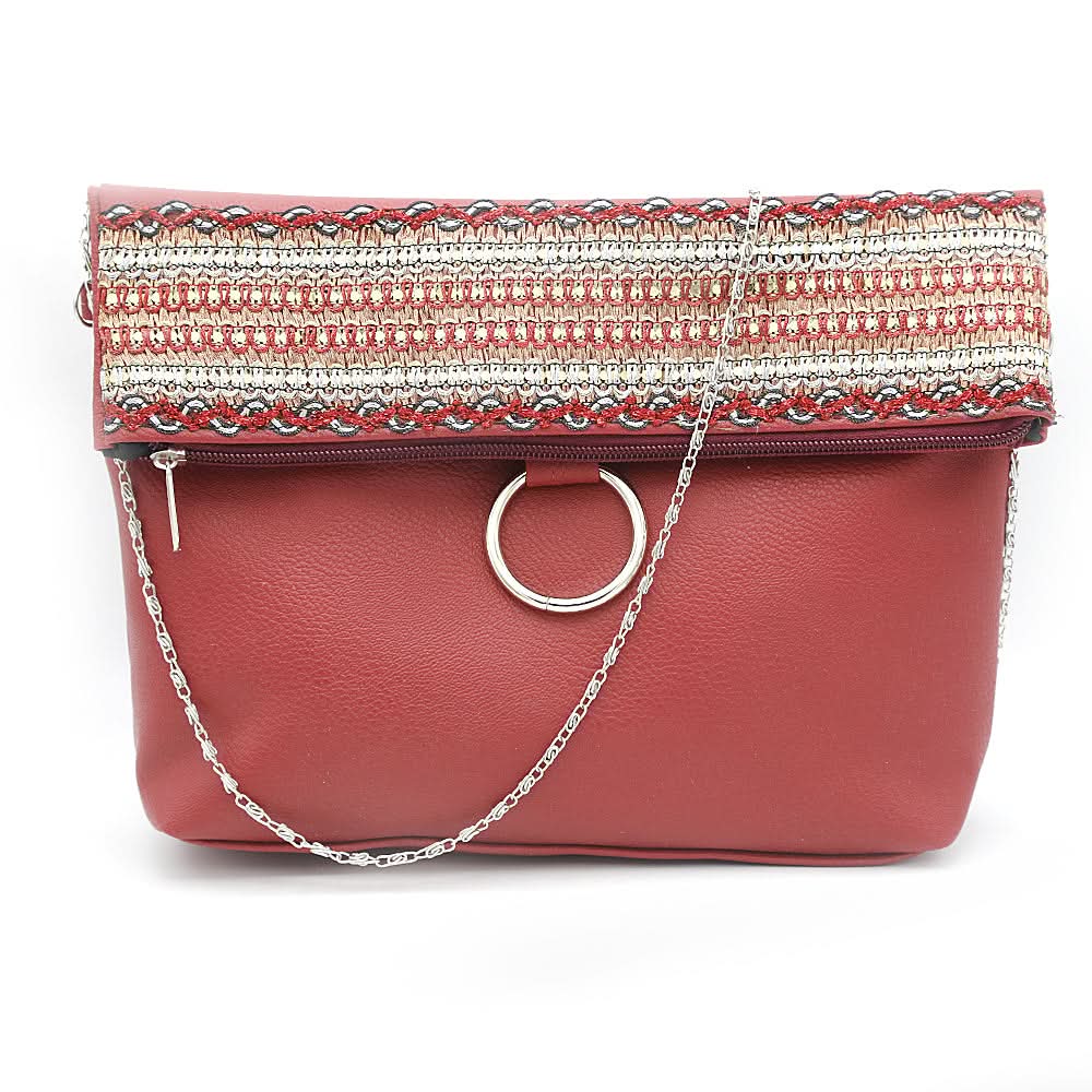 Women's Shoulder Bag ZH-515 - Maroon, Women, Bags, Chase Value, Chase Value
