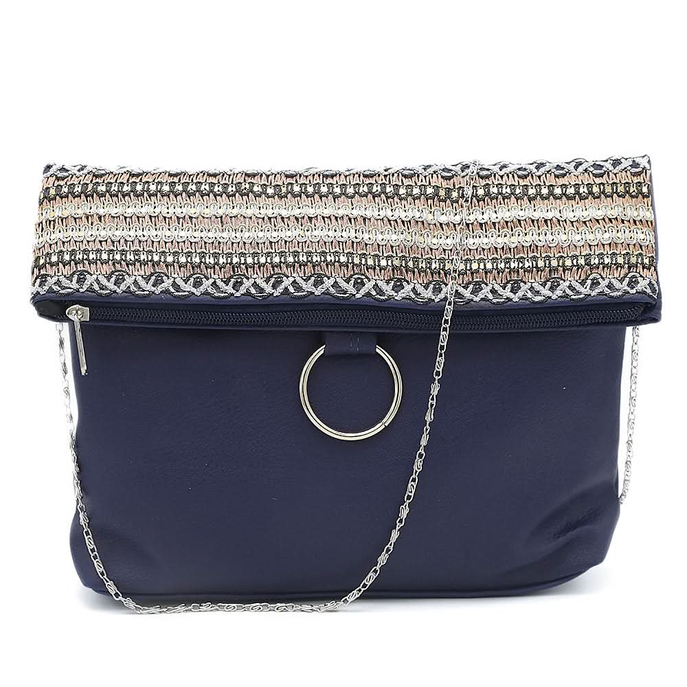 Women's Shoulder Bag ZH-515 - Navy Blue, Women, Bags, Chase Value, Chase Value