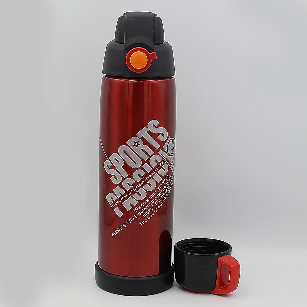 Double Stainless Steel Sports Water Bottle 2272 800ml - Red, Home & Lifestyle, Glassware & Drinkware, Chase Value, Chase Value