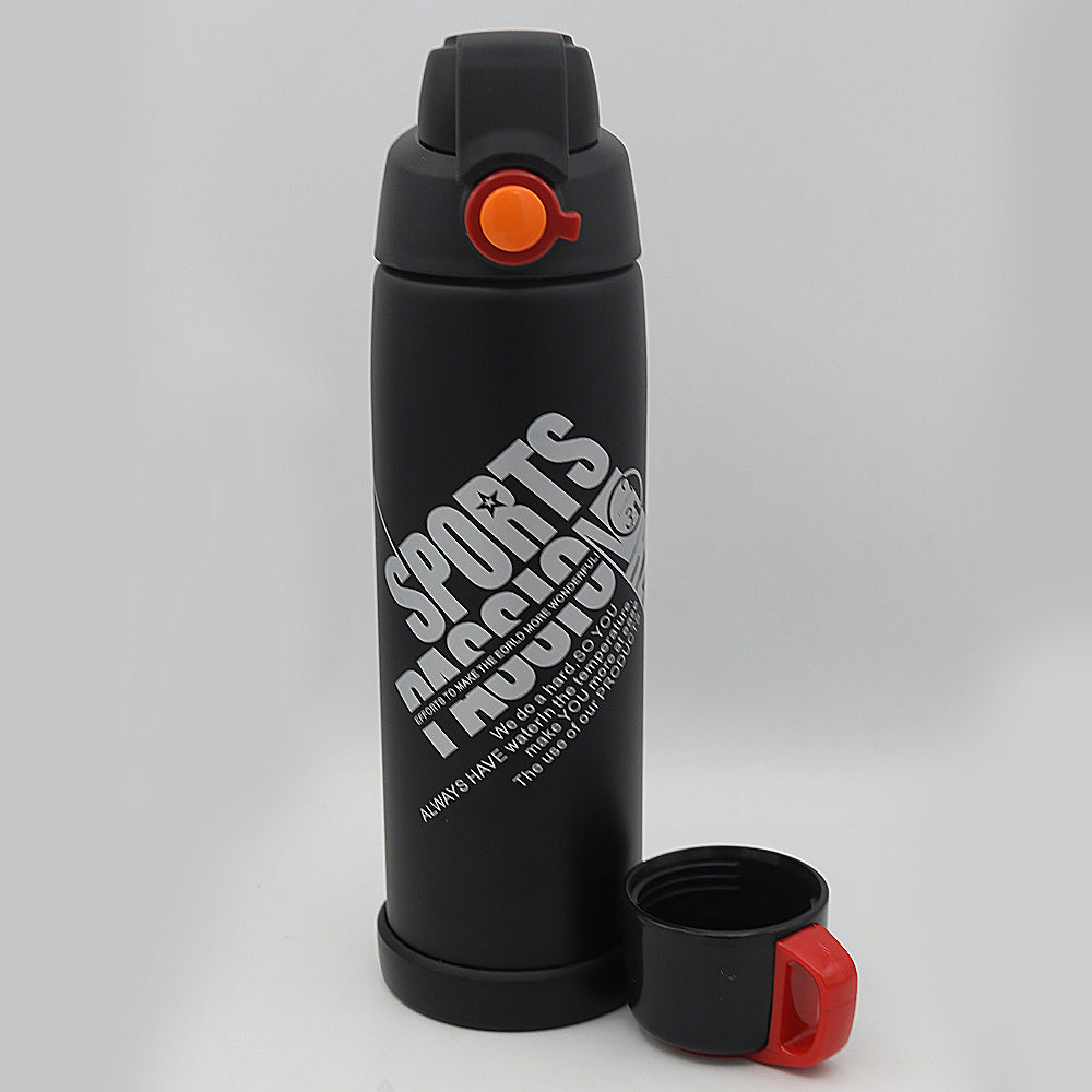 Double Stainless Steel Sports Water Bottle 2272 800ml - Black, Home & Lifestyle, Glassware & Drinkware, Chase Value, Chase Value