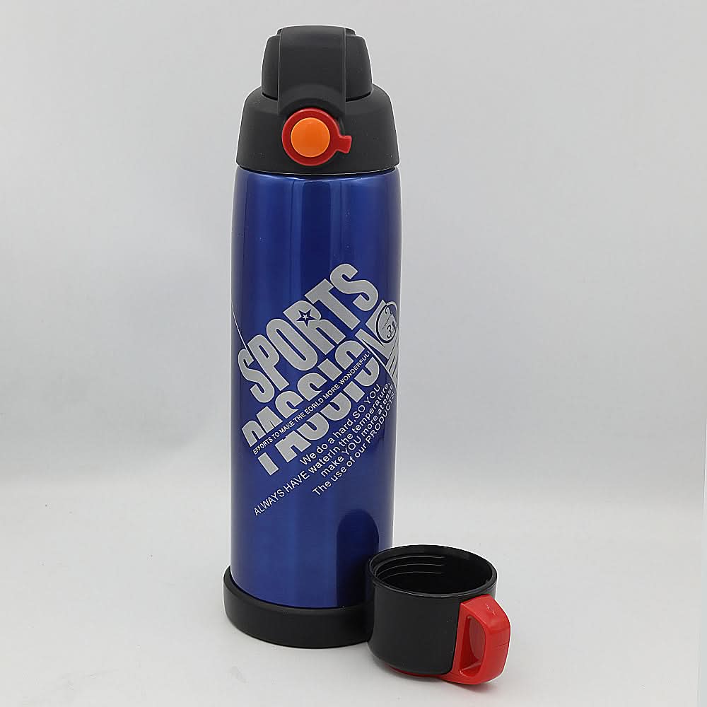 Double Stainless Steel Sports Water Bottle 2272 800ml - Royal Blue, Home & Lifestyle, Glassware & Drinkware, Chase Value, Chase Value