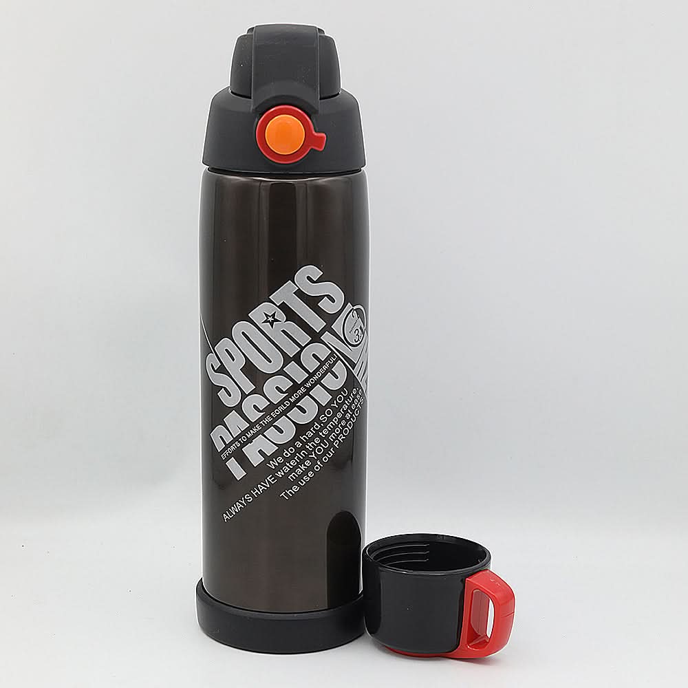 Double Stainless Steel Sports Water Bottle 2272 800ml - Coffee, Home & Lifestyle, Glassware & Drinkware, Chase Value, Chase Value