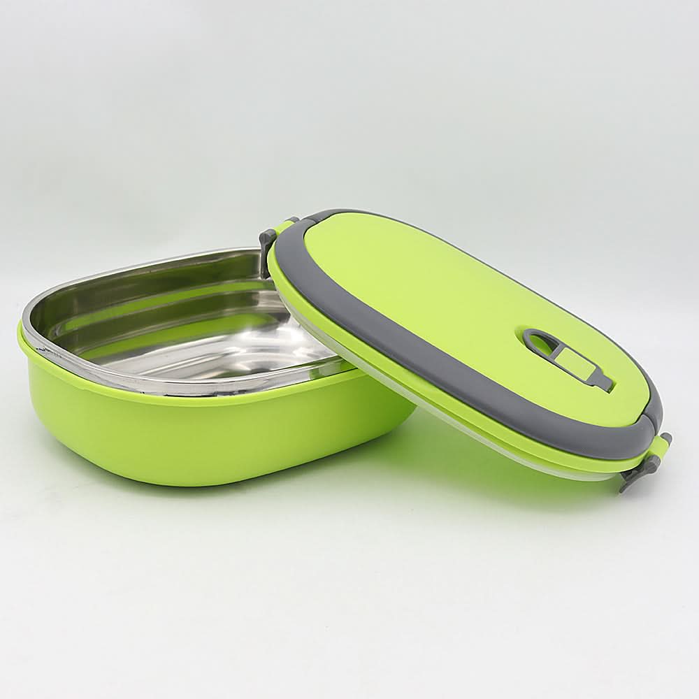 Stainless Steel Lunch Box 2021 - Green, Kids, Tiffin Boxes And Bottles, Chase Value, Chase Value