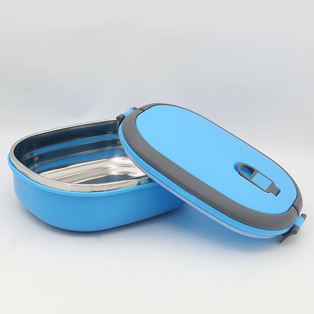 Stainless Steel Lunch Box 2021 - Blue, Kids, Tiffin Boxes And Bottles, Chase Value, Chase Value