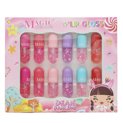 Kids Magic Lipgloss 4ml Pack of 12, Beauty & Personal Care, Lip Gloss And Balm, Chase Value, Chase Value