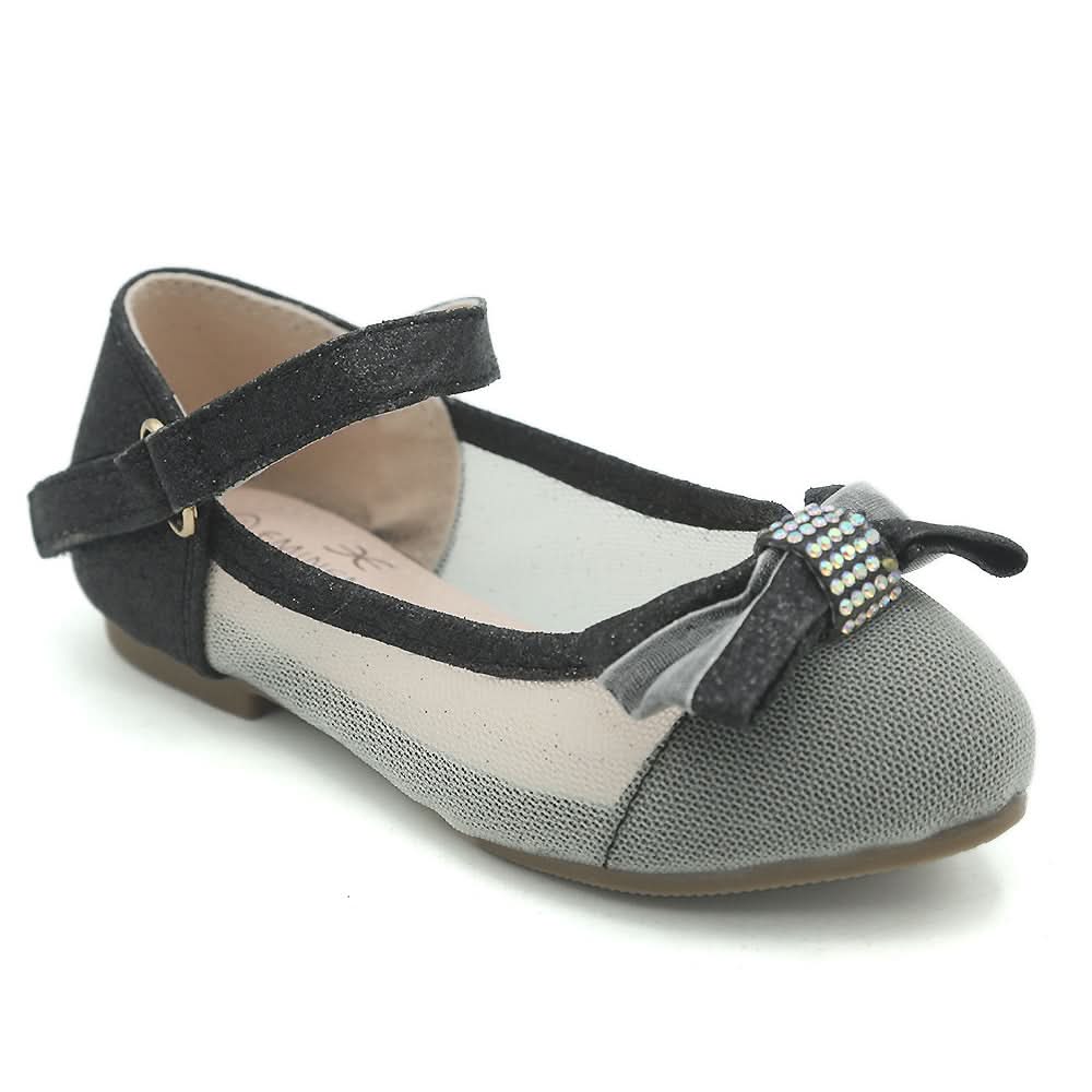 Girls Pumps 411-472S - Black, Kids, Pump, Chase Value, Chase Value