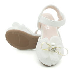 Girls Pumps 556-15S - White, Kids, Pump, Chase Value, Chase Value