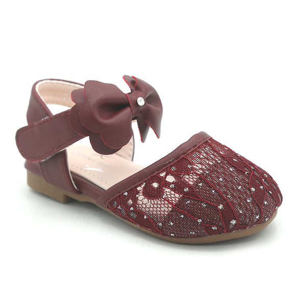 Girls Pumps 556-21S - Maroon, Kids, Pump, Chase Value, Chase Value