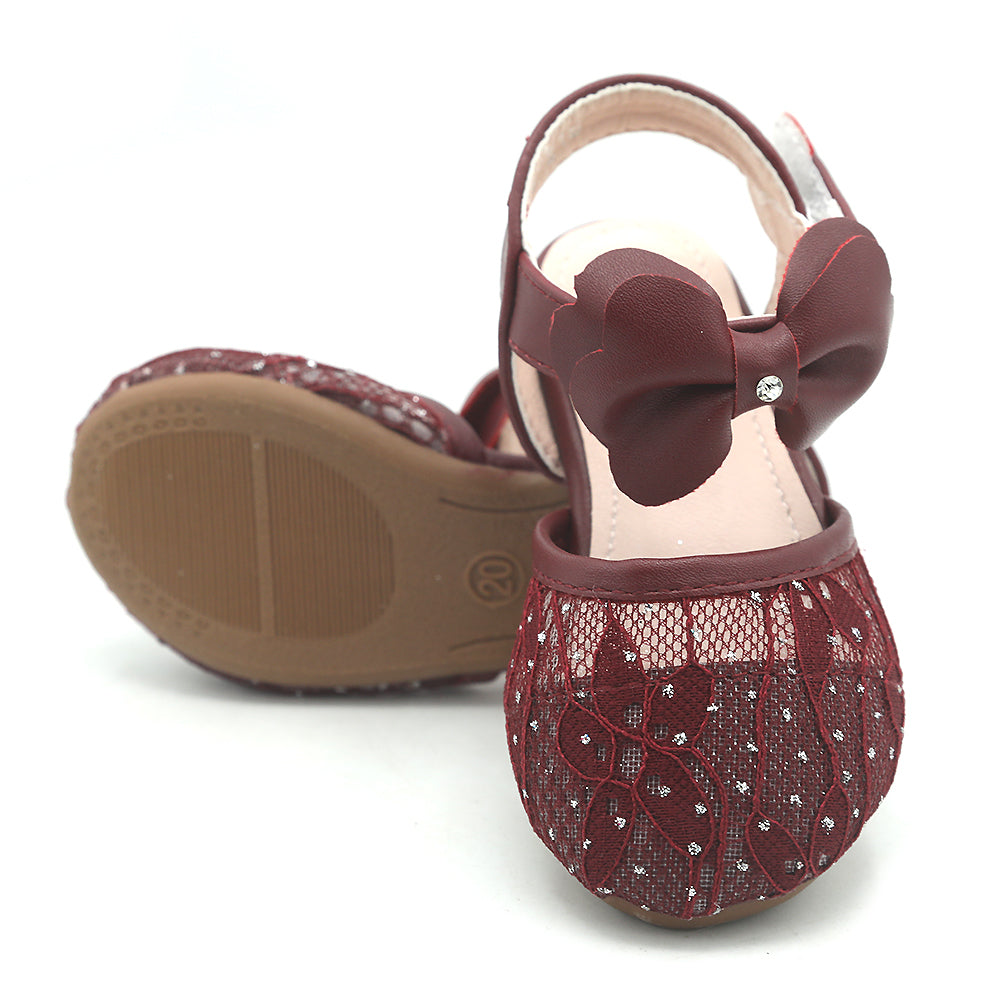 Girls Pumps 556-21S - Maroon, Kids, Pump, Chase Value, Chase Value