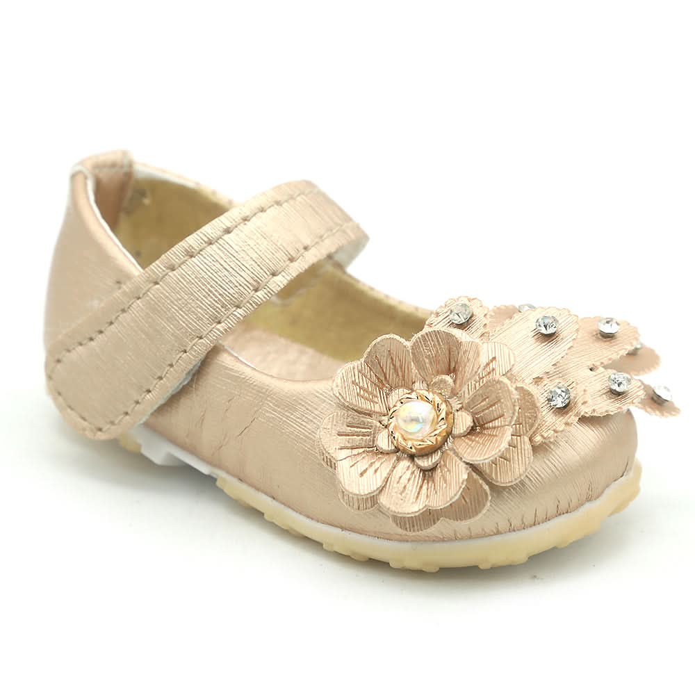 Newborn Fancy Pumps  - Golden, Kids, NB Shoes And Socks, Chase Value, Chase Value