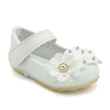 Newborn Fancy Pumps - White, Kids, NB Shoes And Socks, Chase Value, Chase Value