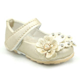 Newborn Fancy Pumps - Light Golden, Kids, NB Shoes And Socks, Chase Value, Chase Value