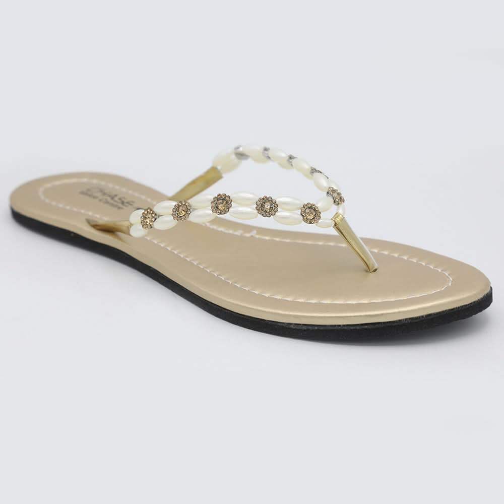 Women's Fancy Slippers J-528 - Golden, Women, Slippers, Chase Value, Chase Value