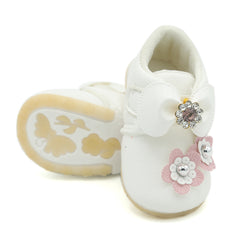 Newborn Fancy Baby Shoes - White, Kids, NB Shoes And Socks, Chase Value, Chase Value