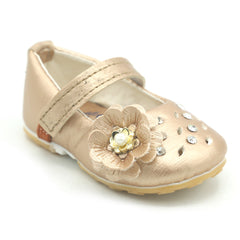 Newborn Fancy Baby Pumps - Golden, Kids, NB Shoes And Socks, Chase Value, Chase Value