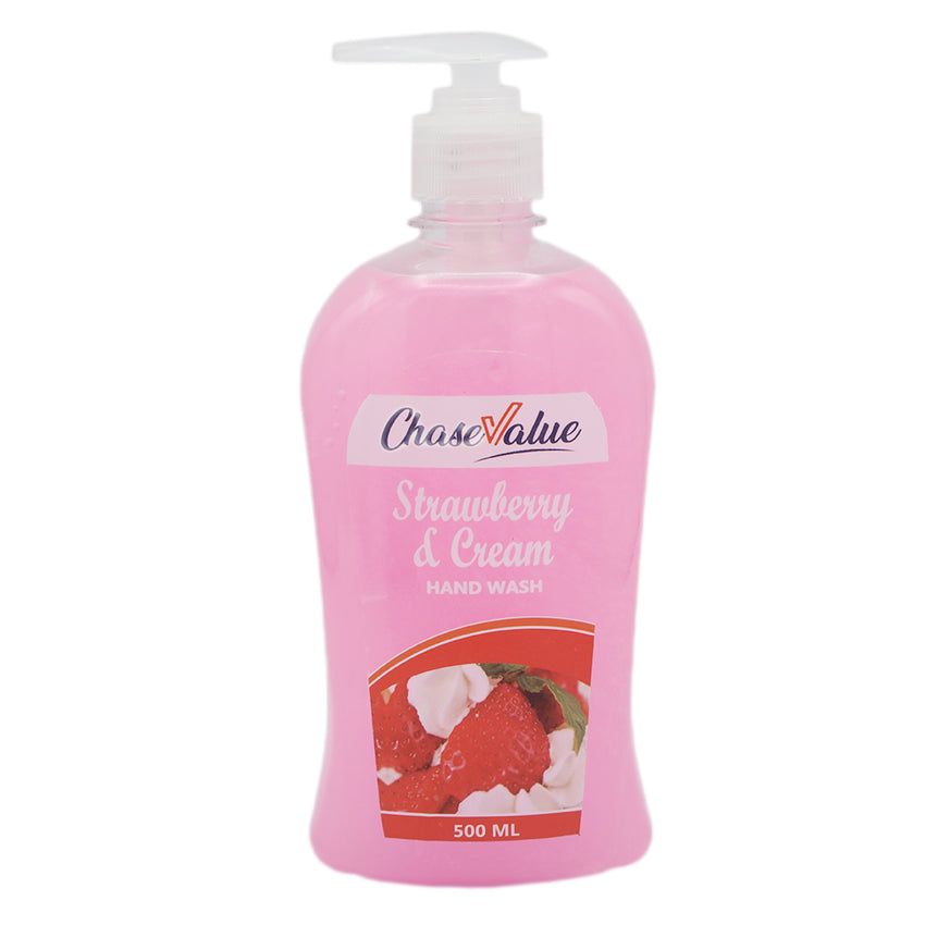 CV Hand Wash Strawberry & Cream - 500 ML, Beauty & Personal Care, Hand Wash, Chase Value, Chase Value