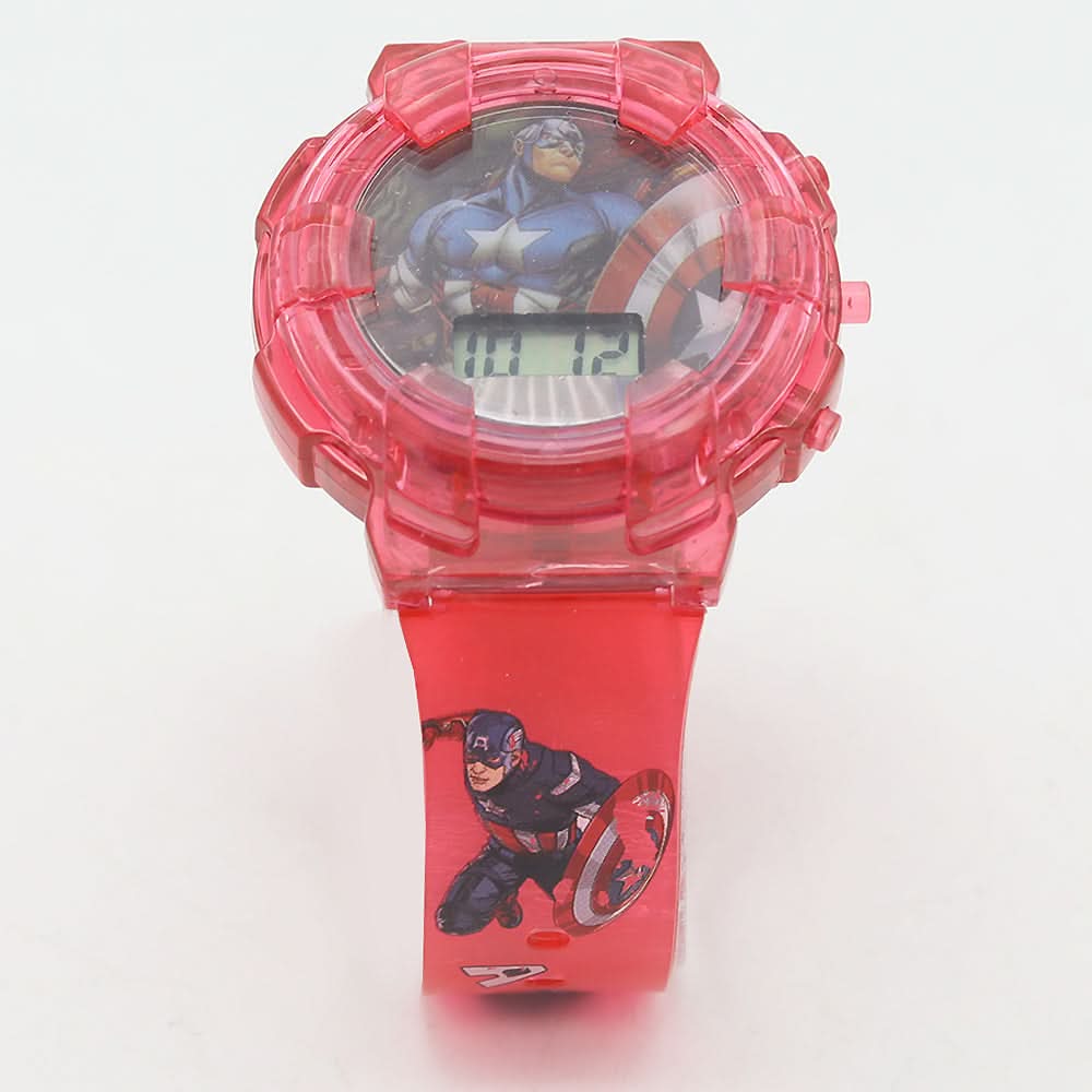 Kids Watch Light - Red, Kids, Boys Watches, Chase Value, Chase Value