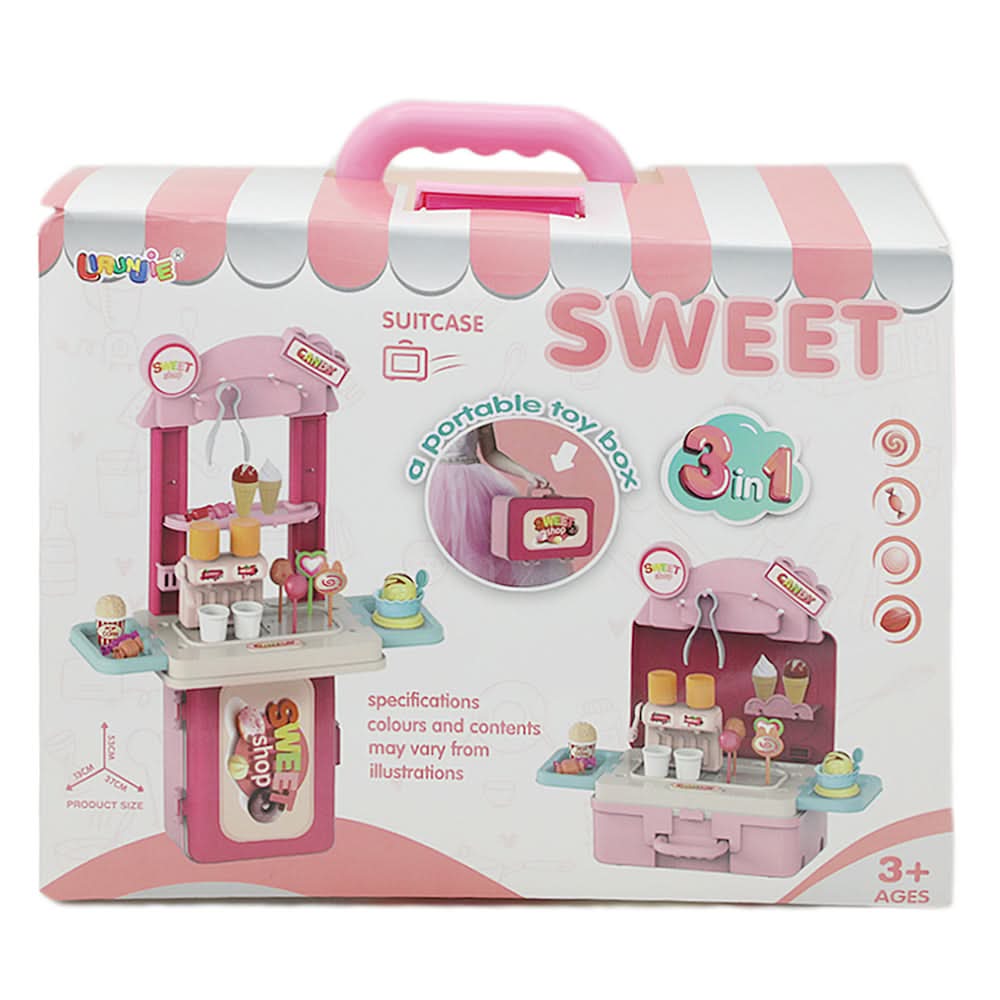 Sweet 3 In 1 Candy Set - Multi, Kids, Cosmetic and Kitchen Sets, Chase Value, Chase Value