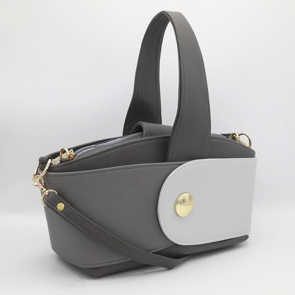 Women's 2 Pcs Handbag C0097 - Dark Grey, Women, Bags, Chase Value, Chase Value