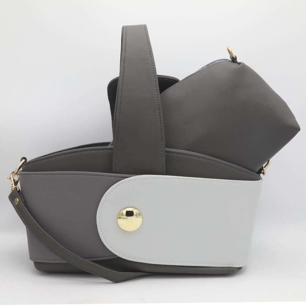 Women's 2 Pcs Handbag C0097 - Dark Grey, Women, Bags, Chase Value, Chase Value