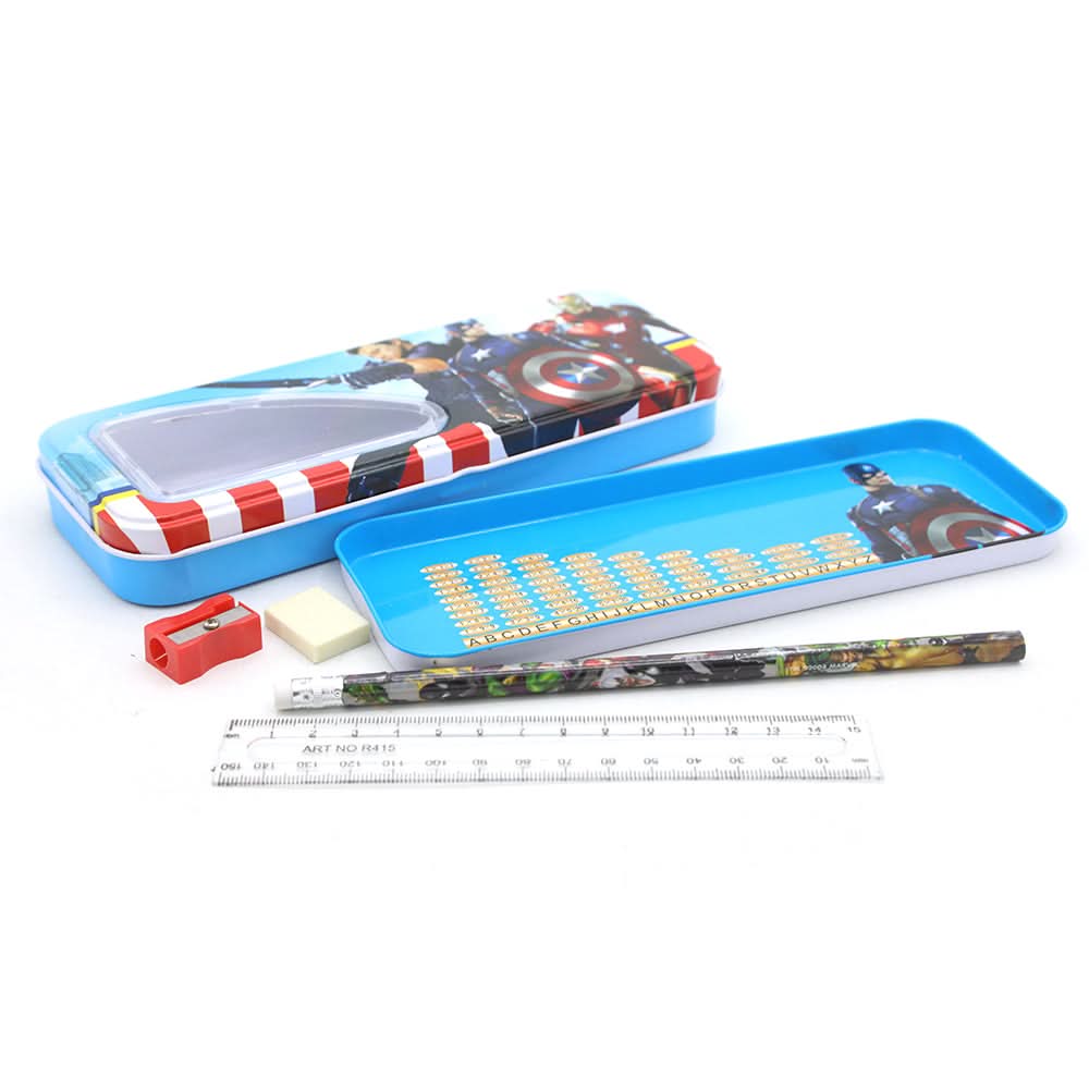 Pencil Box B-3200 - Multi, Kids, Pencil Boxes And Stationery Sets, Chase Value, Chase Value