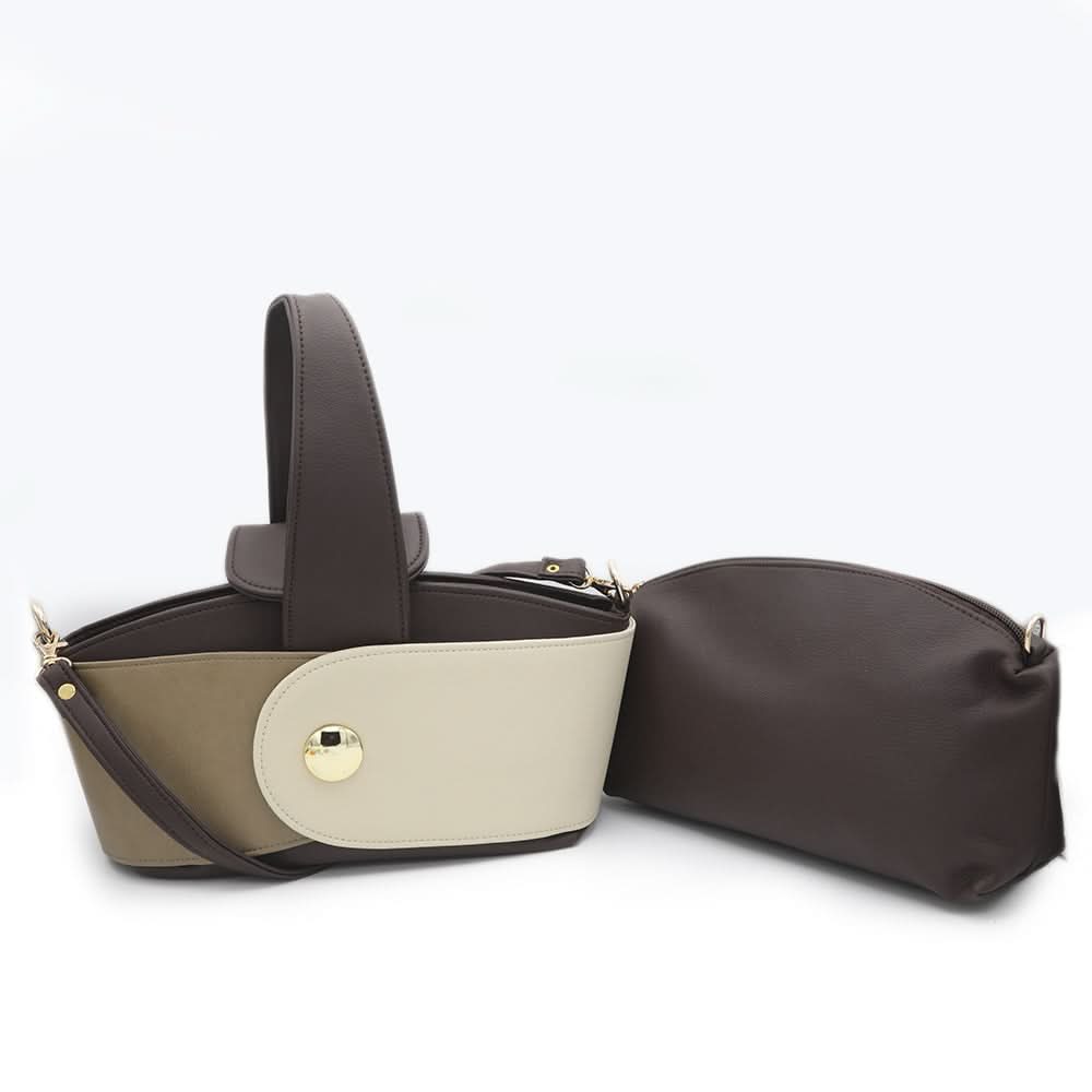 Women's 2 Pcs Handbag C0097 - Coffee, Women, Bags, Chase Value, Chase Value