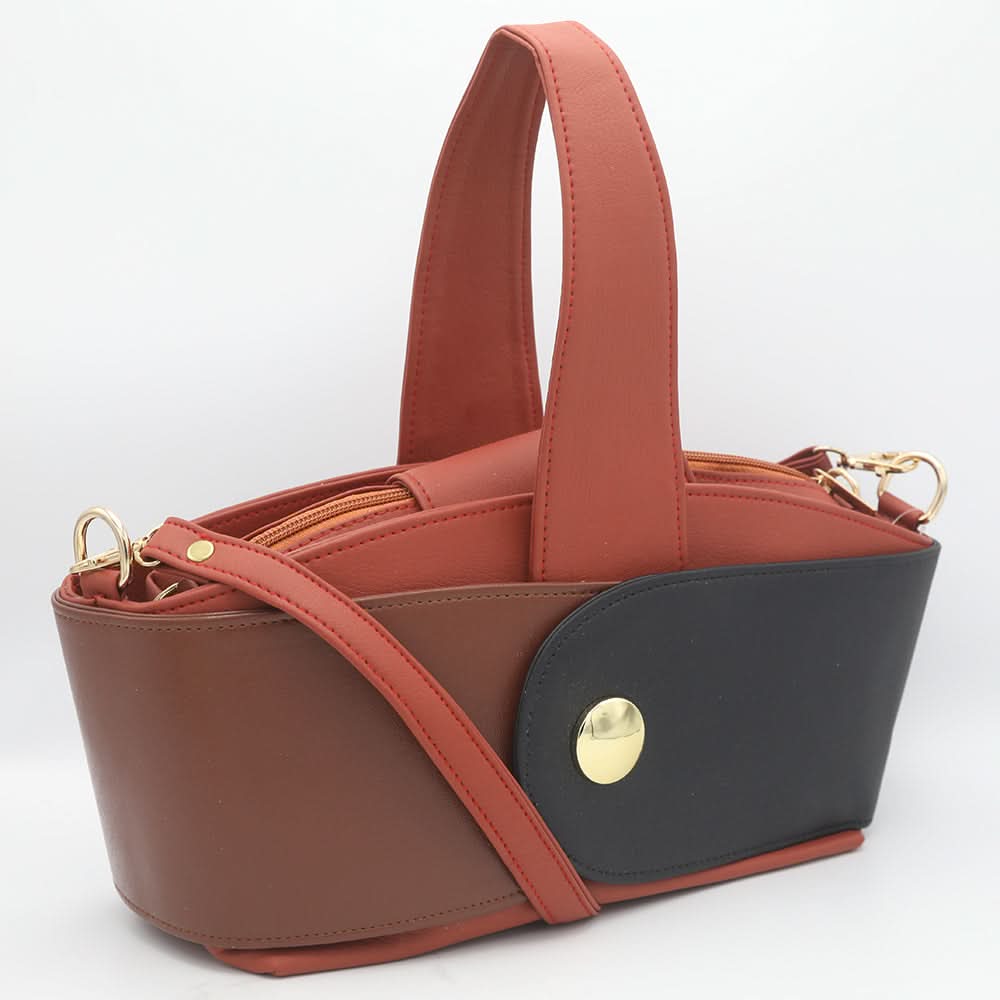 Women's 2 Pcs Handbag C0097 - Rust, Women, Bags, Chase Value, Chase Value