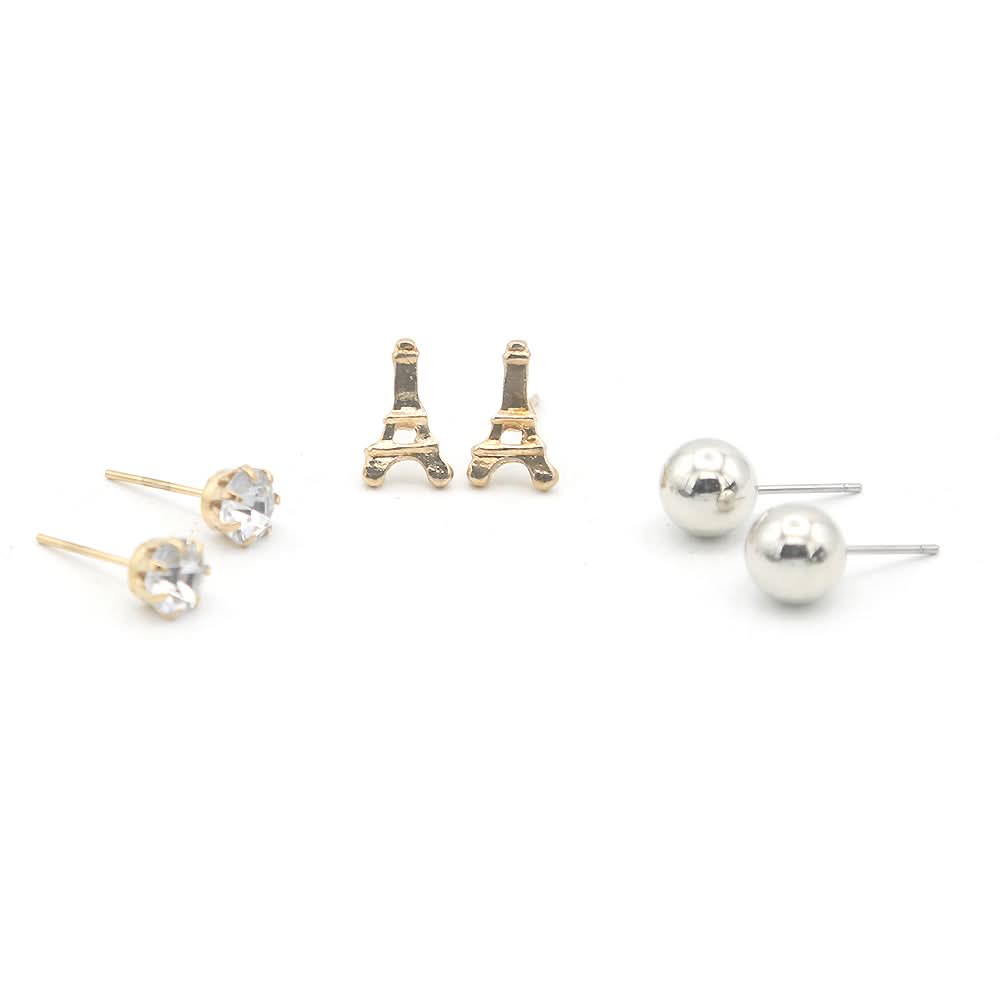 Women's Ear Bali & Tops - Golden & Silver, Women, Earrings & Tops, Chase Value, Chase Value