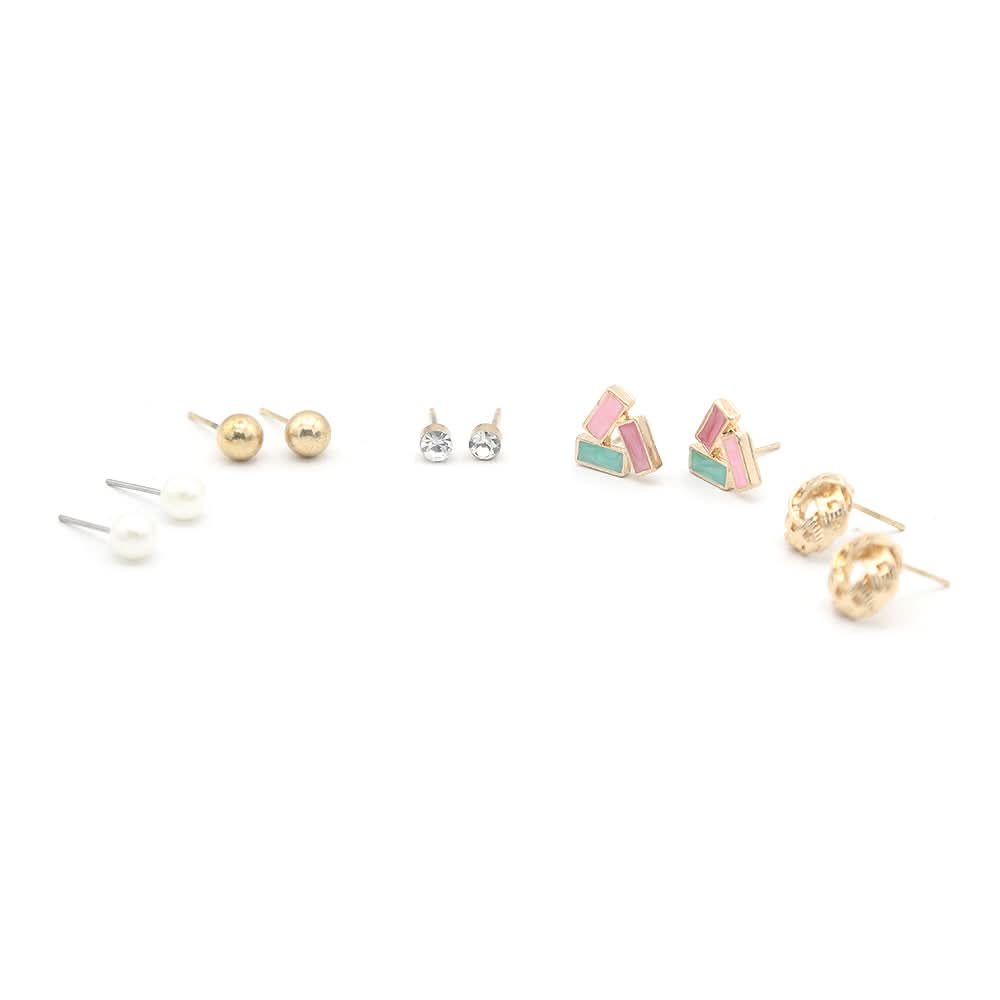 Women's Ear Tops Card - Golden, Women, Earrings & Tops, Chase Value, Chase Value