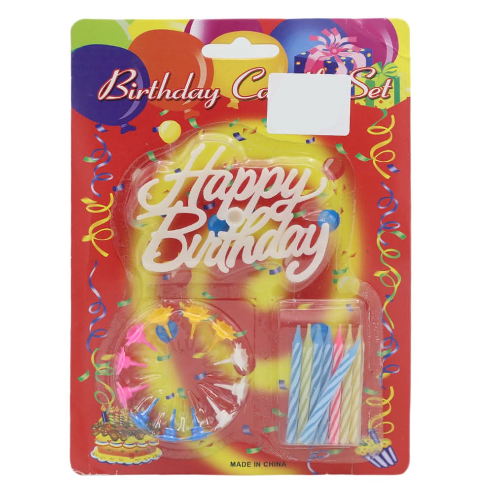 Birthday Candle 5449-13 - Multi, Home & Lifestyle, Decoration, Chase Value, Chase Value