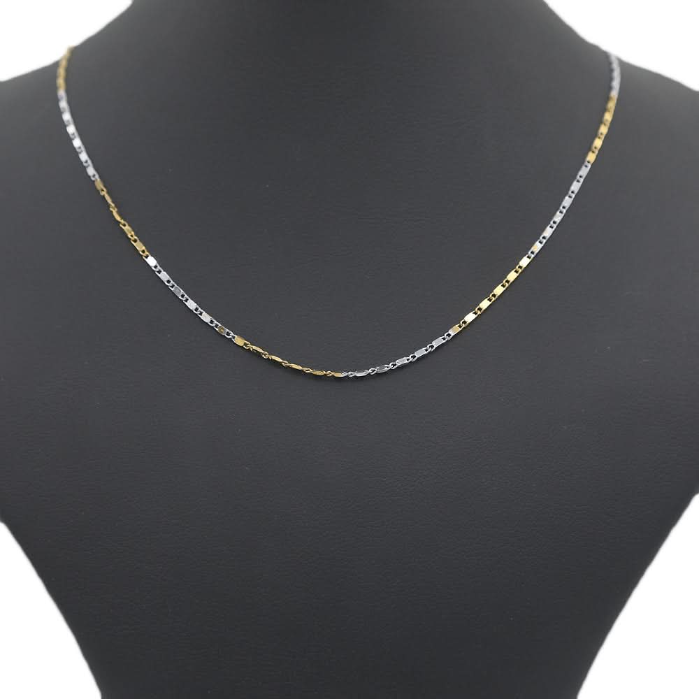 Women's Chain Two Tone - Golden & Silver, Women, Chains & Lockets, Chase Value, Chase Value