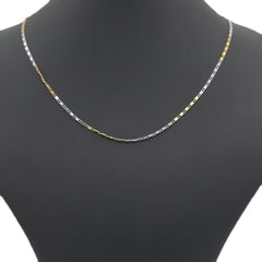 Women's Chain Two Tone - Golden & Silver, Women, Chains & Lockets, Chase Value, Chase Value