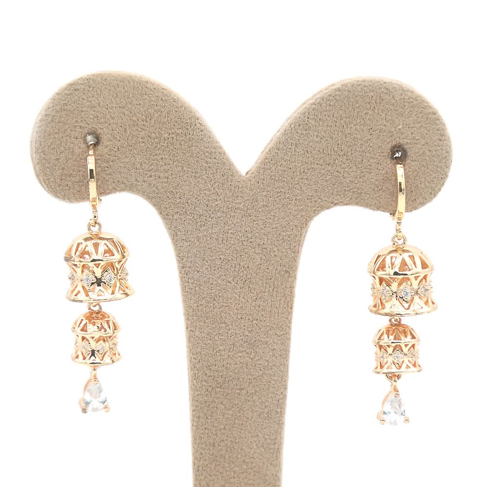 Women's Jhumki - Golden, Women, Earrings & Tops, Chase Value, Chase Value