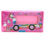Pencil Box B-9609 - Pink, Kids, Pencil Boxes And Stationery Sets, Chase Value, Chase Value