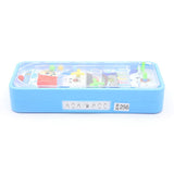 Pencil Box B-9602 - Light Blue, Kids, Pencil Boxes And Stationery Sets, Chase Value, Chase Value