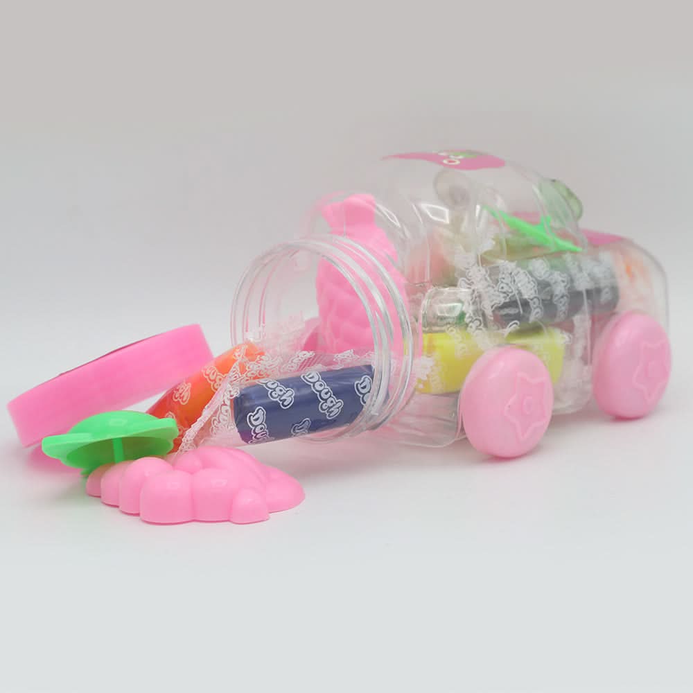 Clay 10 Color Car Shape - Pink, Kids, Clay And Slime, Chase Value, Chase Value
