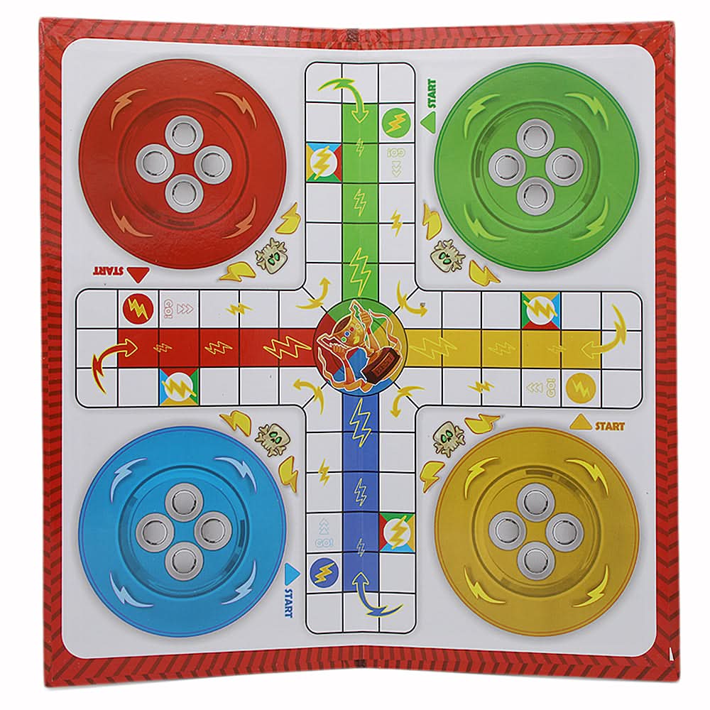 Wooden Ludo 14X14 - Multi, Kids, Board Games And Puzzles, Chase Value, Chase Value