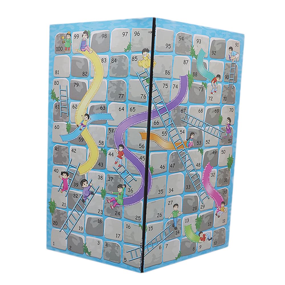 Wooden Ludo 16X16 - Blue, Kids, Board Games And Puzzles, Chase Value, Chase Value