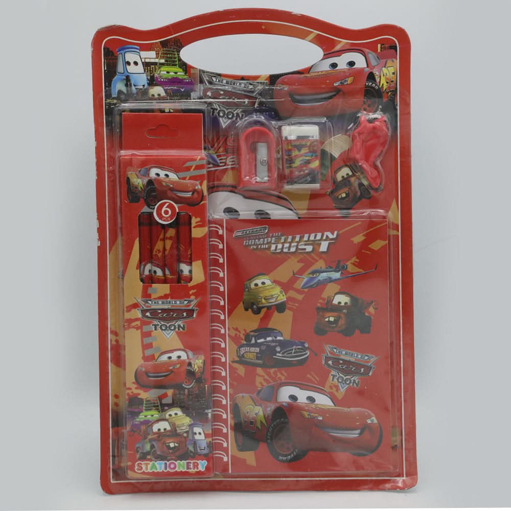 Stationary Set - Red, Kids, Pencil Boxes And Stationery Sets, Chase Value, Chase Value