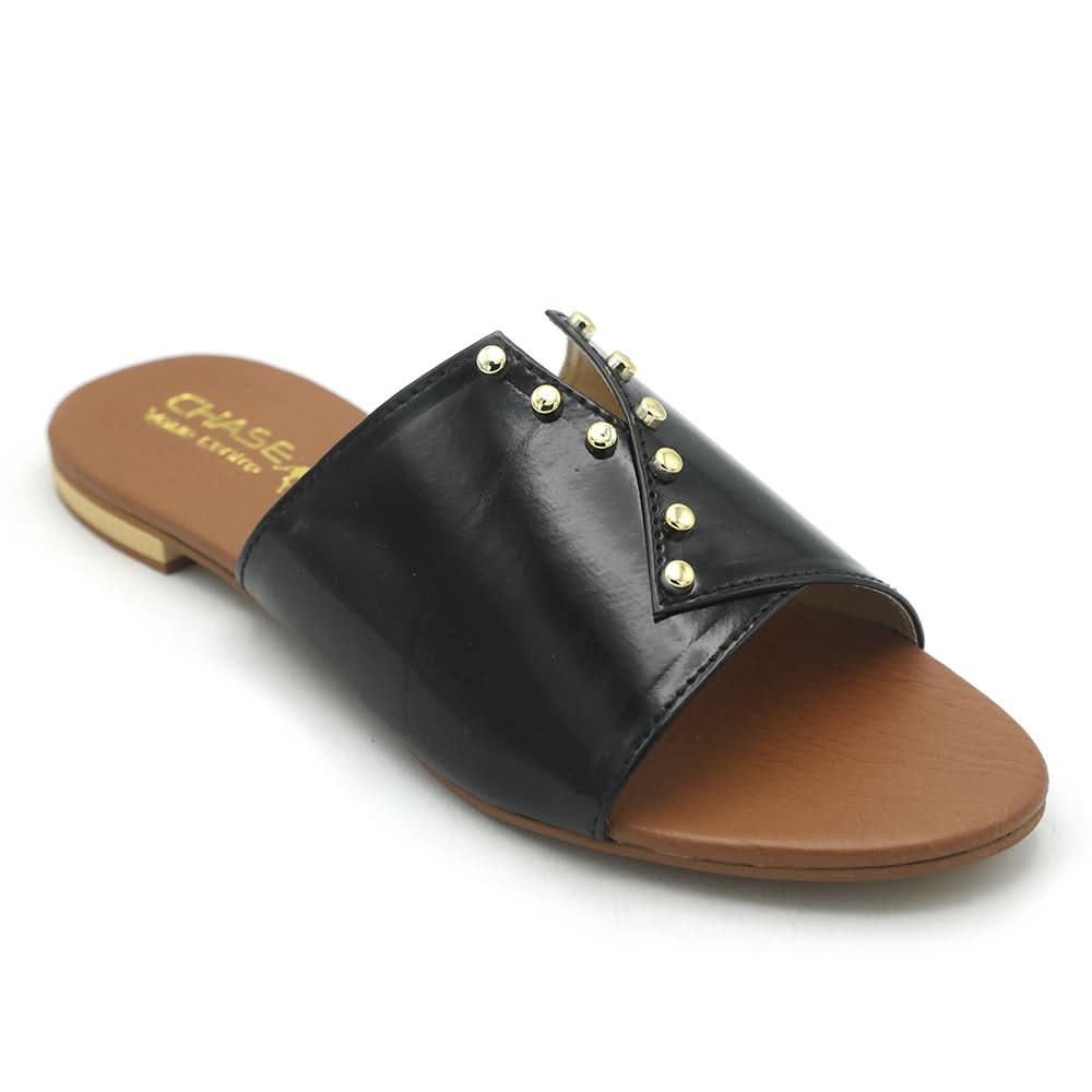 Women's Fancy Slippers M-1083 - Black, Women, Slippers, Chase Value, Chase Value
