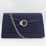 Women's Clutch (K-2091) - Navy Blue, Women, Clutches, Chase Value, Chase Value