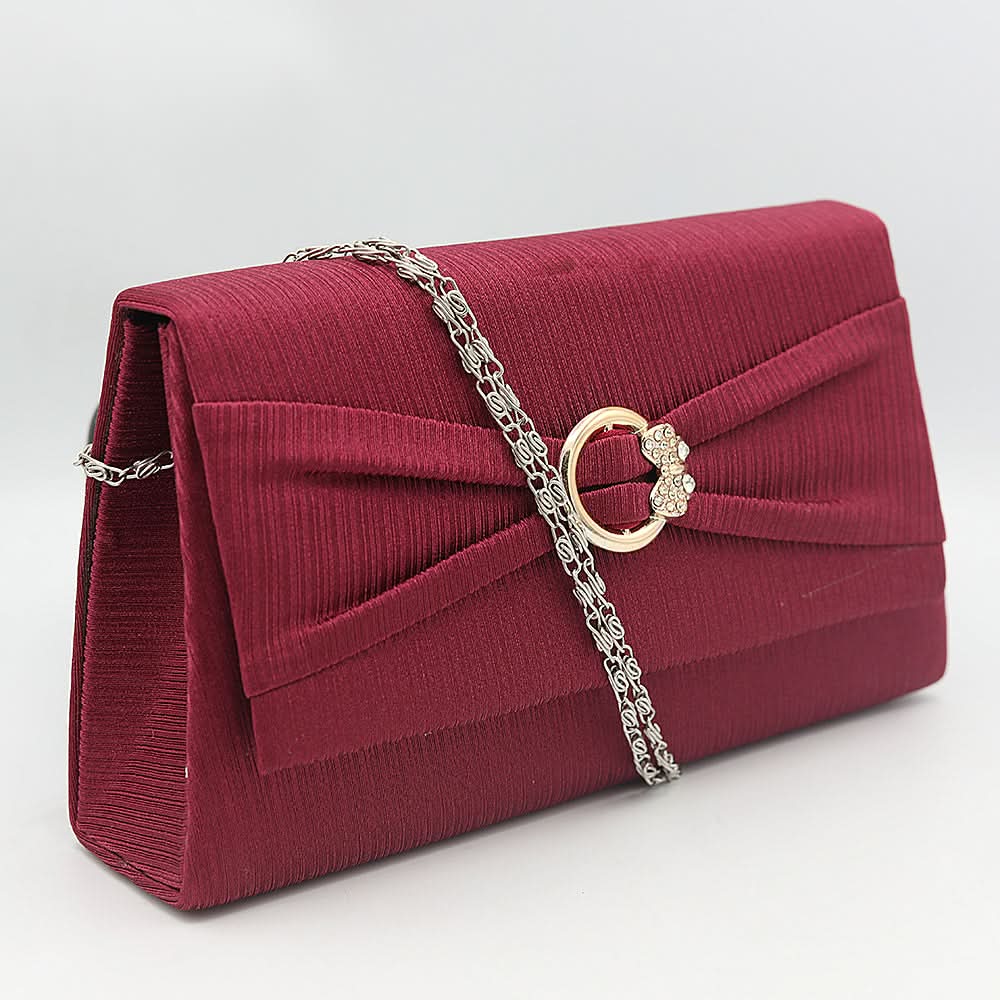 Women's Clutch (K-2091) - Maroon, Women, Clutches, Chase Value, Chase Value