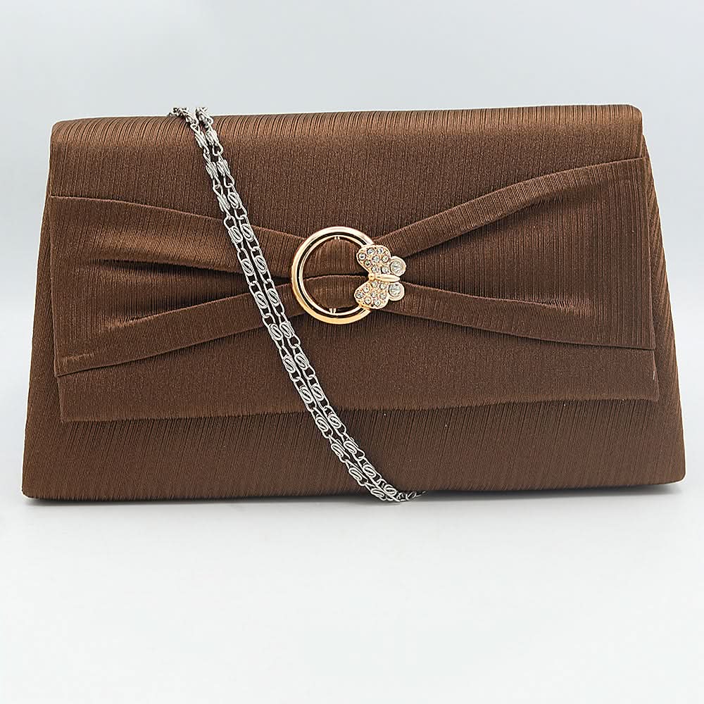 Women's Clutch (K-2091) - Brown, Women, Clutches, Chase Value, Chase Value