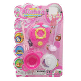 Kitchen Toys Set Card No 888 - Dark Pink, Kids, Cosmetic and Kitchen Sets, Chase Value, Chase Value
